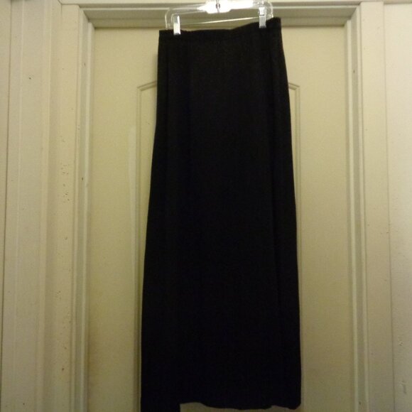 EDWARDIAN VICTORIAN STYLED GIRL BLACK TENCELL MAXI SKIRT BY COLDWATER CREEK 8 - Picture 5 of 8